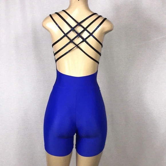 Zuliana Designer Activewear Romper Made In USA NWT - Picture 7 of 7